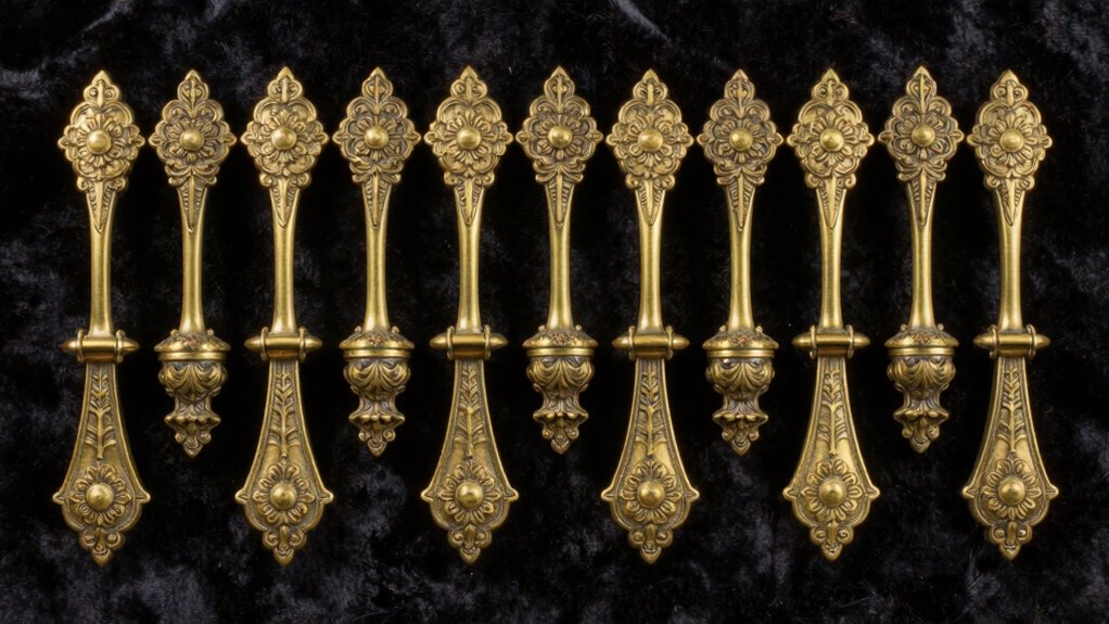elegant brass curtain tiebacks
