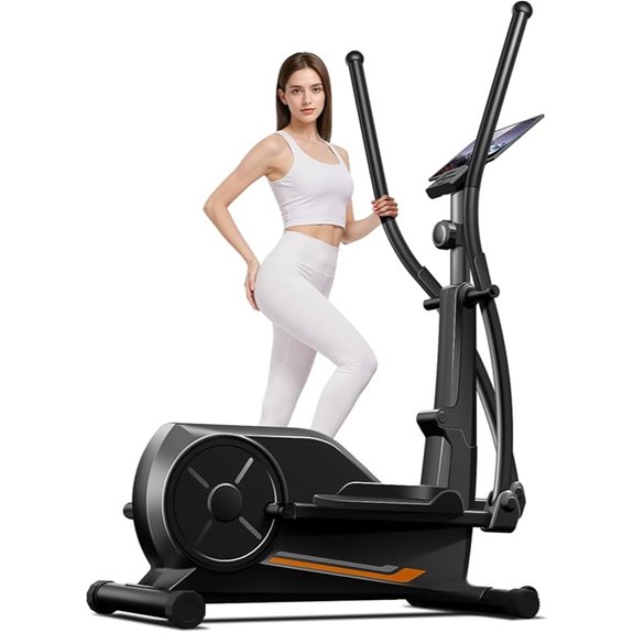 elliptical trainer with lcd