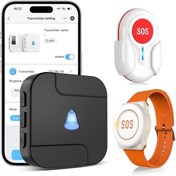 CallToU Wi-Fi Emergency Pager for Seniors and Disabled