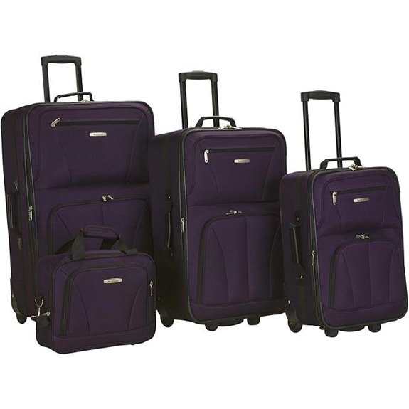 Rockland Journey Softside Luggage Set (4-Piece Expandable)