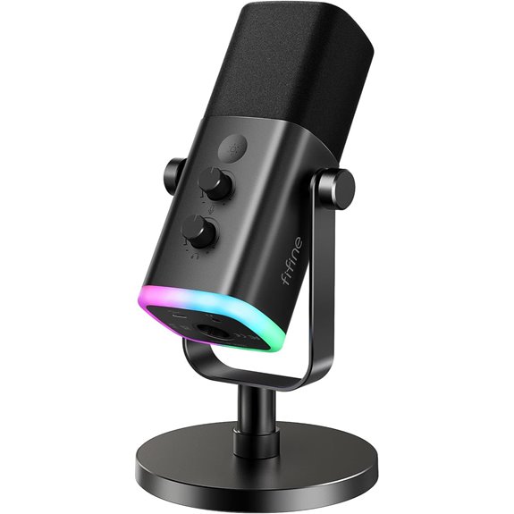 FIFINE USB/XLR Dynamic Microphone for Streaming and Recording