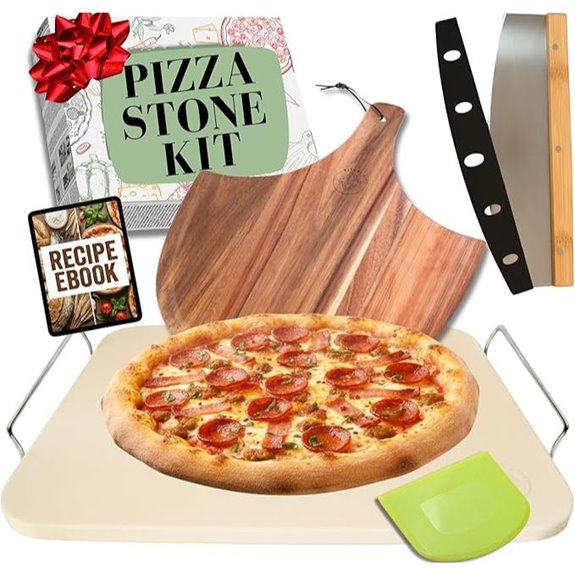 5-Piece Pizza Stone and Accessories Set
