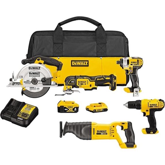 five tool cordless power kit