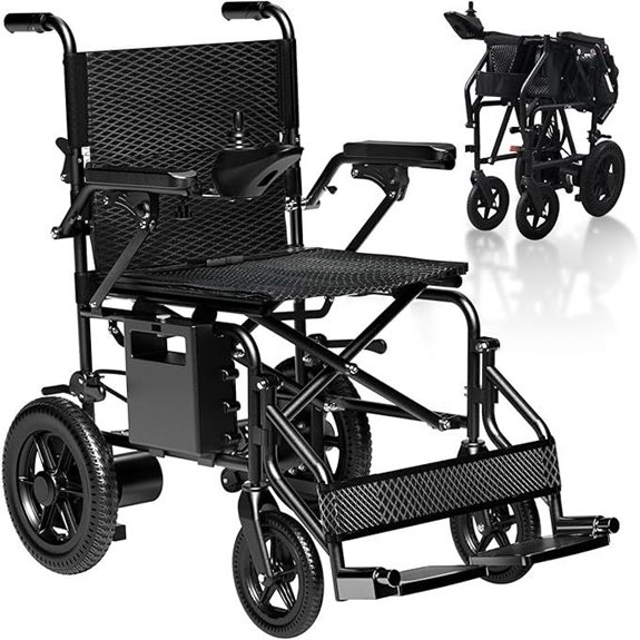 foldable all terrain wheelchair