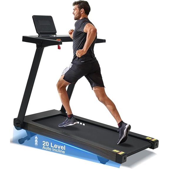 foldable bluetooth incline treadmill
