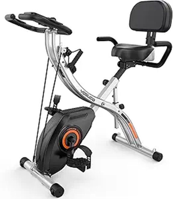 YOSUDA Foldable Exercise Bike for Home Gym