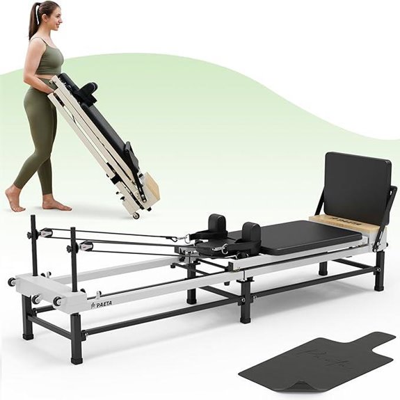foldable pilates reformer