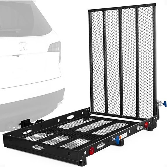 Silver Spring Steel Mobility Carrier with Folding Ramp