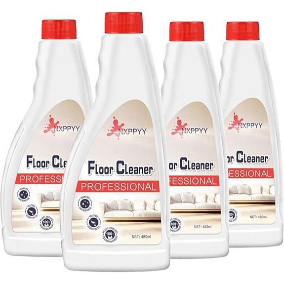 Robot Vacuum Floor Cleaning Solution (4 Bottles)