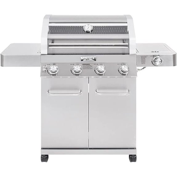 Monument 4-Burner Gas Grill with Side Burner
