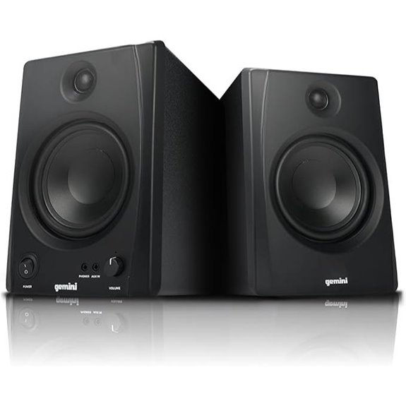 Gemini Sound SMX-5BT Studio Monitor Speakers (Pair)