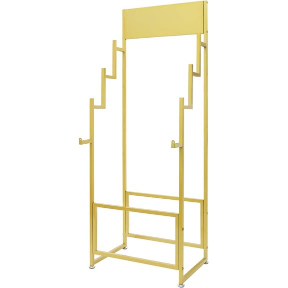 Sample Carpets Rug Display Rack Gold