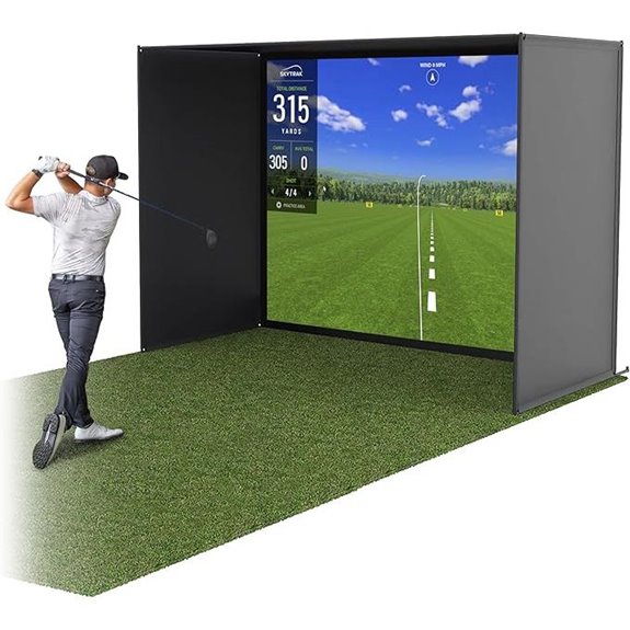 golf simulator enclosure nets