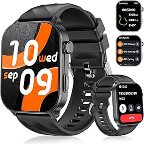 Smart Watch for Men Women with GPS & Fitness Features