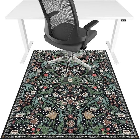 Office Chair Mat for Hard Floors 36x48 Green