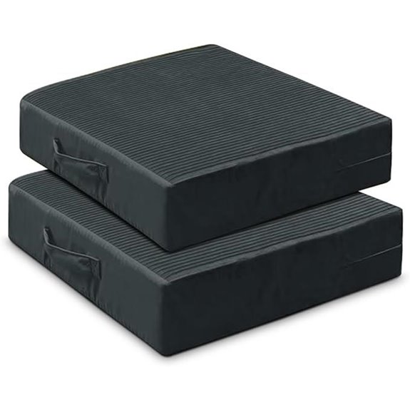 Large Grey Floor Pillows for Sitting and Meditation