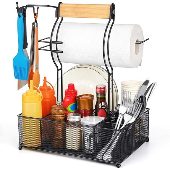 FANGSUN Grill Caddy with Paper Towel Holder