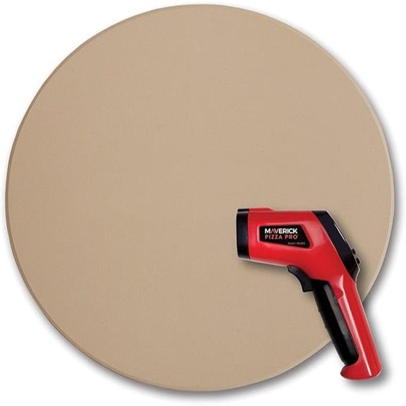 MAVERICK PS-15 GRILLING PIZZA STONE + INFRARED THERMOMETER SET