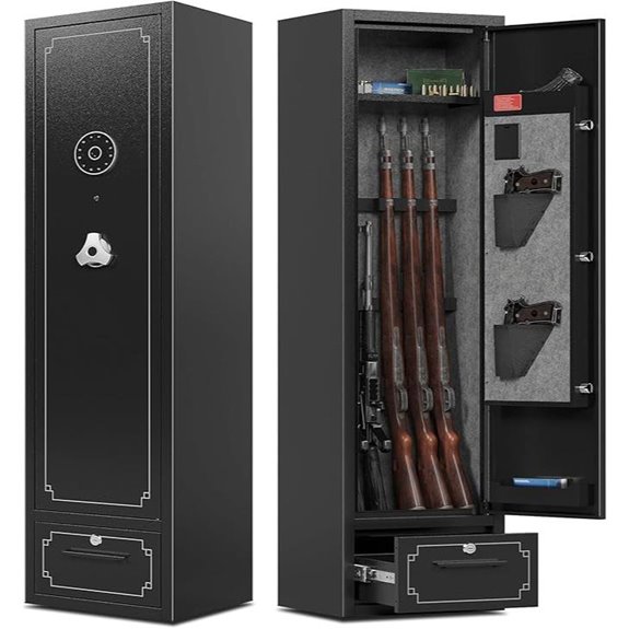 gun safe with drawer