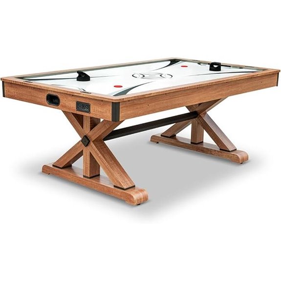 Hathaway Daulton 84-in Air Hockey Table with Accessories