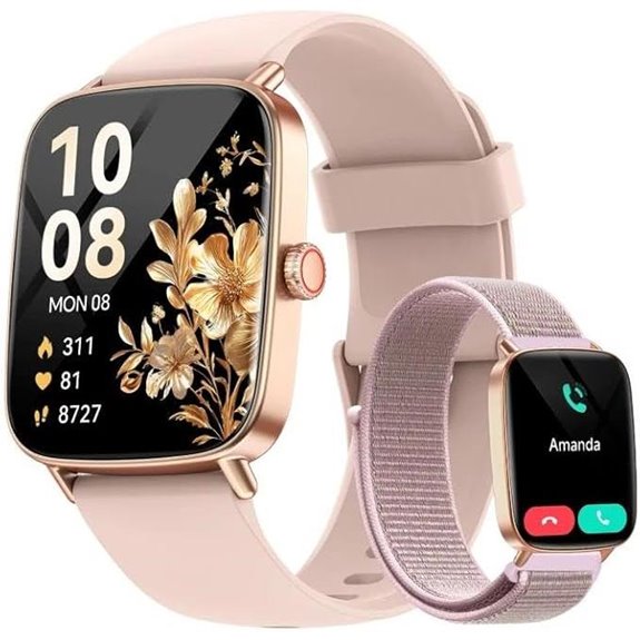 HD Women’s Smartwatch with Fitness & Heart Rate Monitor