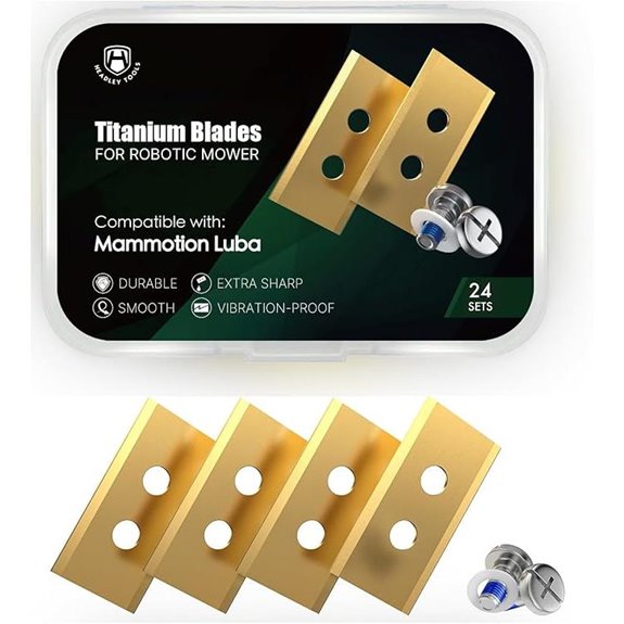Headley Titanium Replacement Blades for Mammotion Lawnmowers