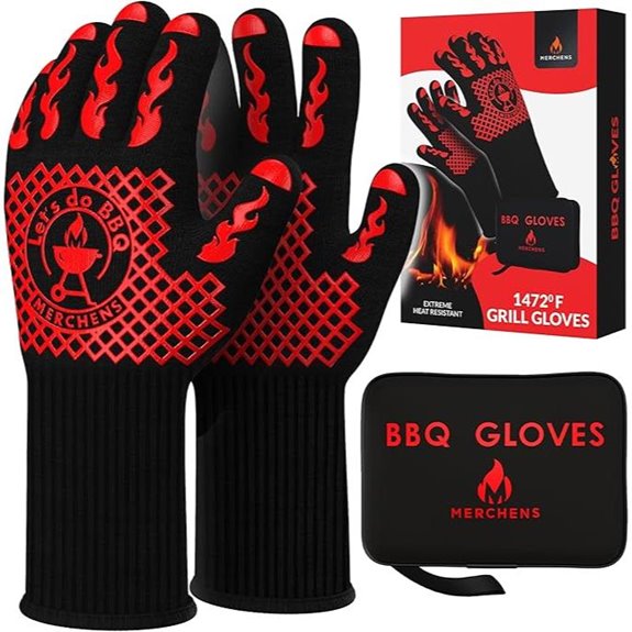 Pro-Series Heat-Resistant BBQ & Oven Gloves