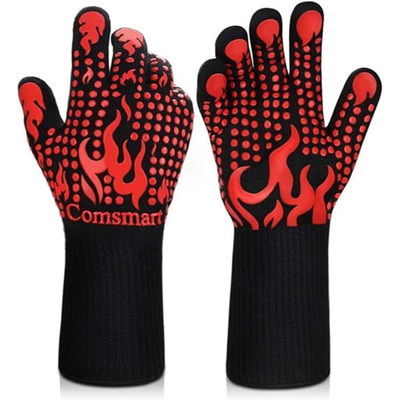 Comsmart Heat-Resistant BBQ & Kitchen Gloves