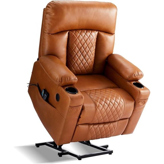 Dual Motor Recliner Chair with Heat and Massage