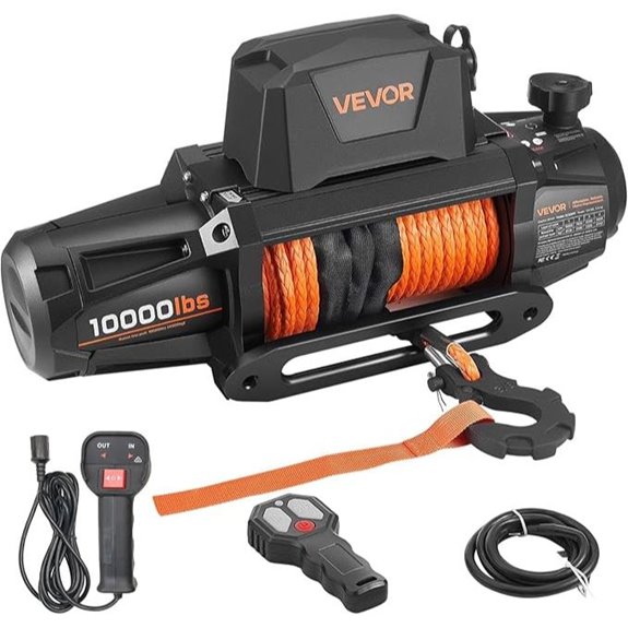 VEVOR 10,000 lbs Electric Winch with Remote