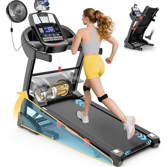 heavy duty foldable treadmill