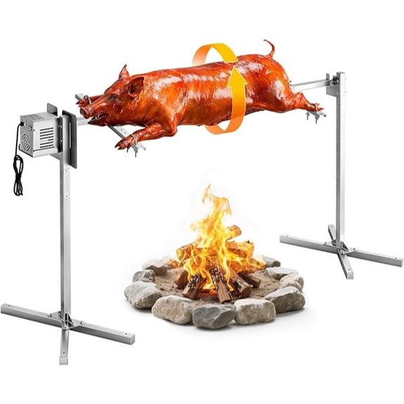 VEVOR Electric Rotisserie Grill Kit with 132 lbs Capacity