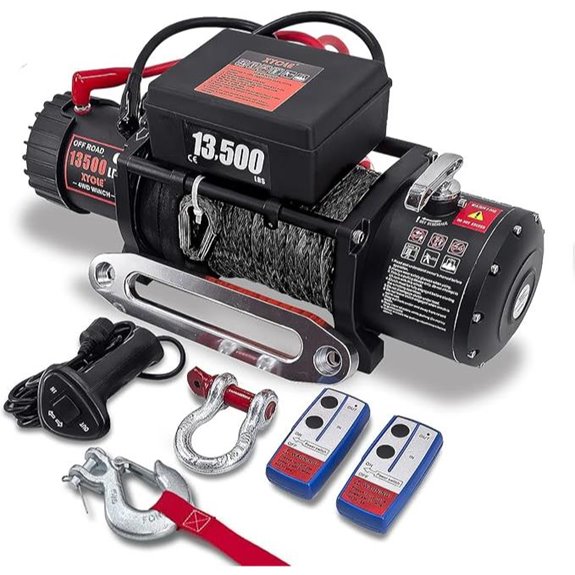 Winch 13500lbs Waterproof Electric Towing Winch