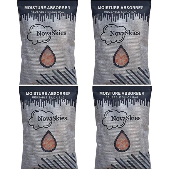 Premium Moisture Absorber Desiccants 4-Pack