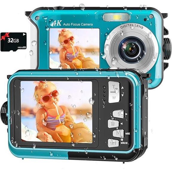high resolution waterproof camera