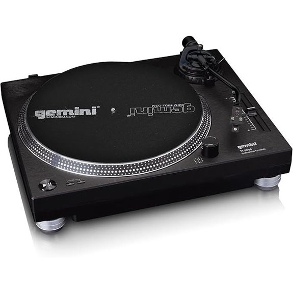 Gemini USB Turntable with High Torque and Pitch Control