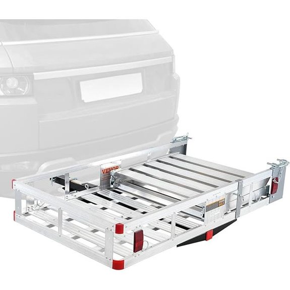 VEVOR Hitch Cargo Carrier with Ramp for Trucks