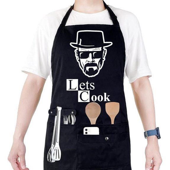 Funny Cooking Chef Apron with Pockets