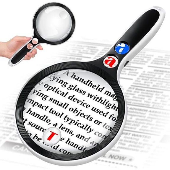 Lighted Magnifying Glass for Reading & Seniors