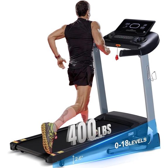 incline bluetooth treadmill feature