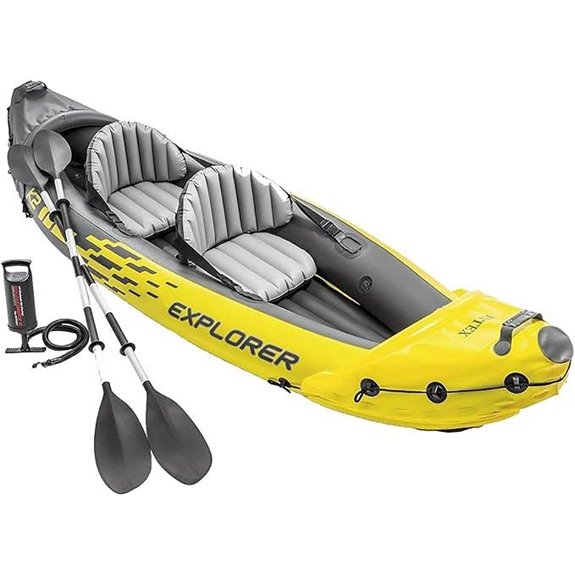 Intex Explorer K2 Inflatable Kayak Set with Oars