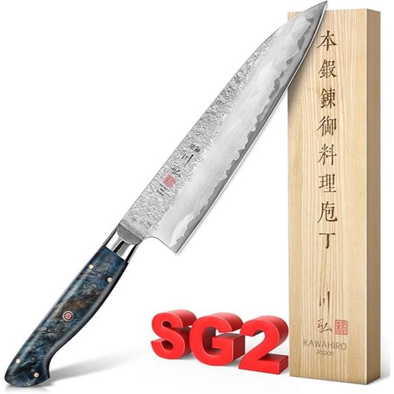KAWAHIRO SG2 Steel Gyuto Chef Knife (8.27)
