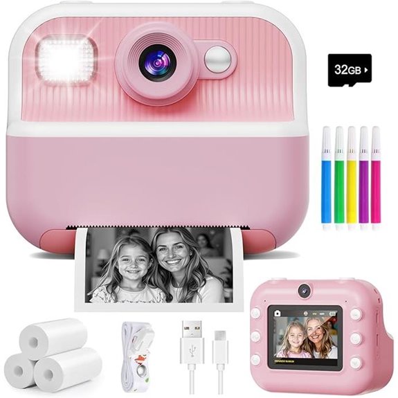 Kids Dual Selfie Digital Camera with 1080P Video
