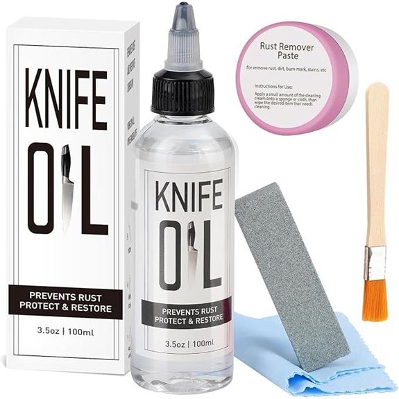 Knife Maintenance Oil & Sharpening Set (5PCS)