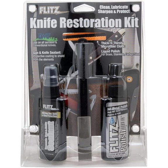 Flitz Knife Restoration Kit with Polish and Sharpening