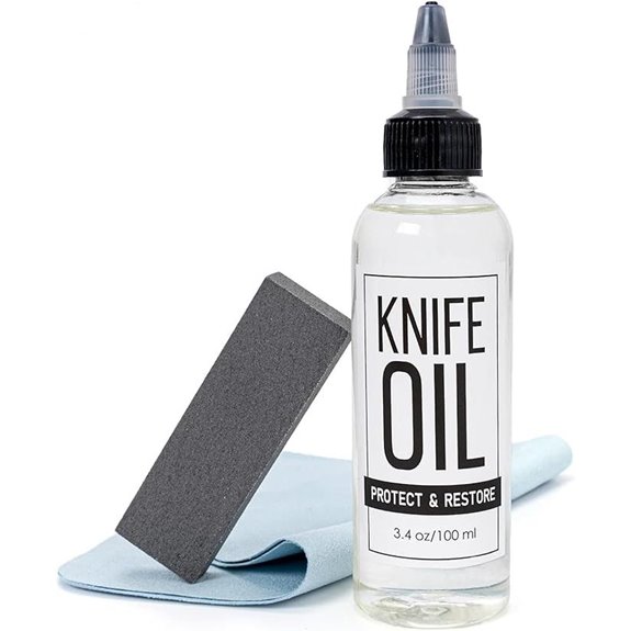 Rust Eraser & Maintenance Oil Kit for Knives and Blades