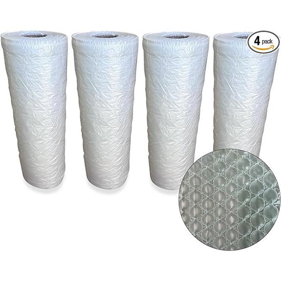 Bubble Wrap Rolls (4 x 984 ft 1/2) for Shipping