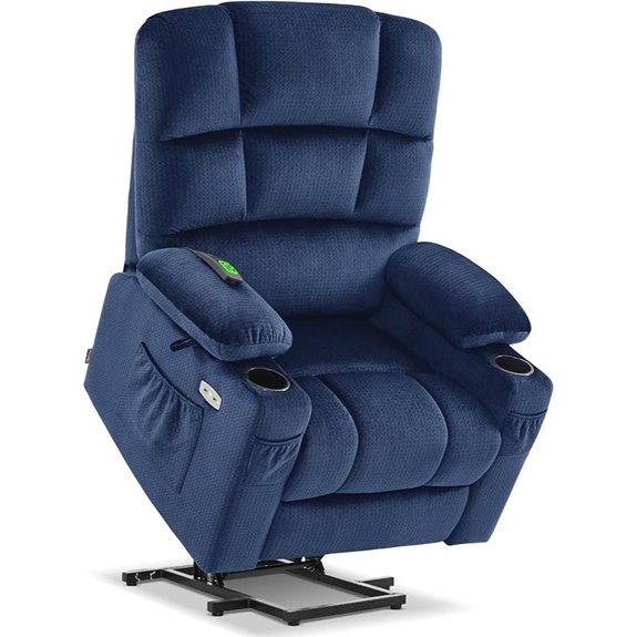 MCombo Large Dual Motor Recliner Chair with Massage