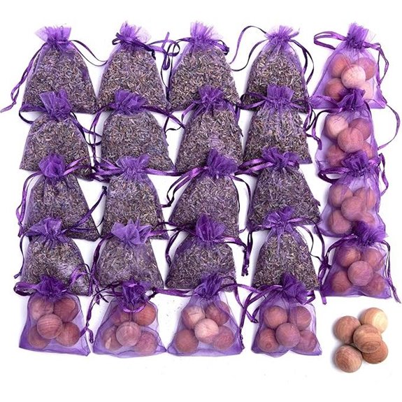 Lavender & Cedar Sachets Pack for Closet Drawer