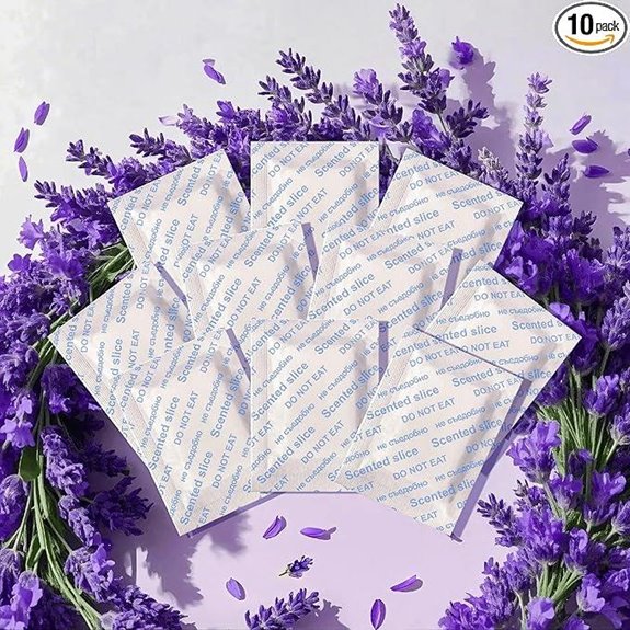 Lavender Sachets for Shoes & Closets (Pack of 10)